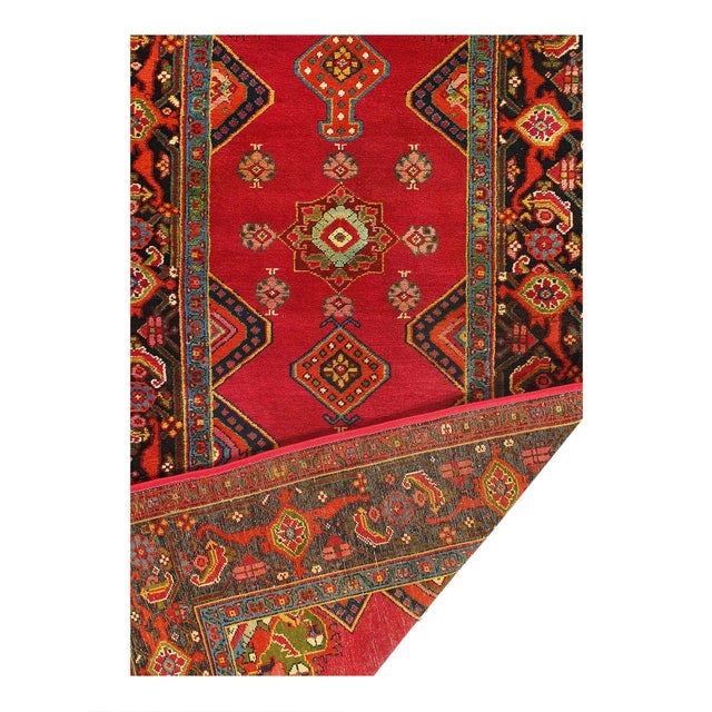Traditional Pasargad DC Rust Russian Antique Kazak Rug For Sale - Image 3 of 4
