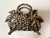 Vintage Silver Toned Textured Grape Napkin Holder For Sale In Sacramento - Image 6 of 6