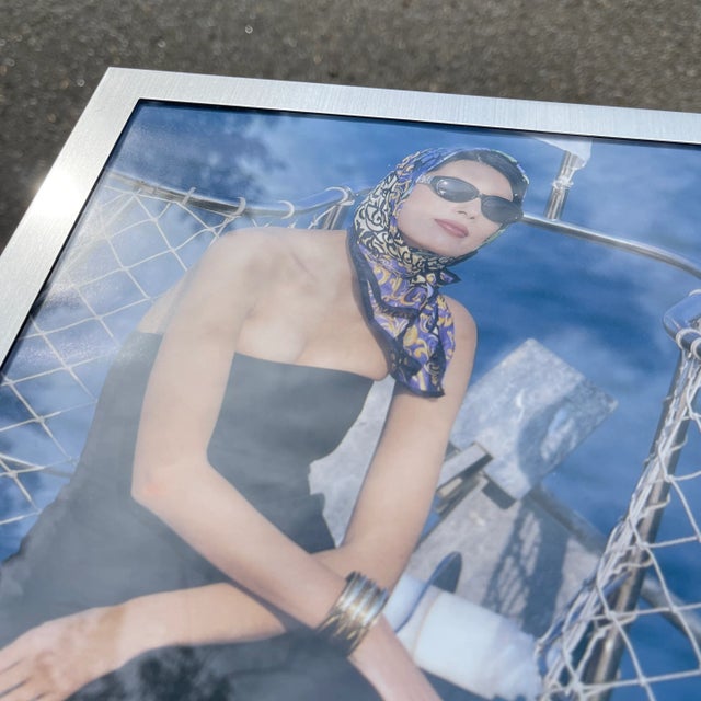 2000 - 2009 Ultra Modern Aluminum Frame With Glass 8 X 10 For Sale - Image 5 of 5