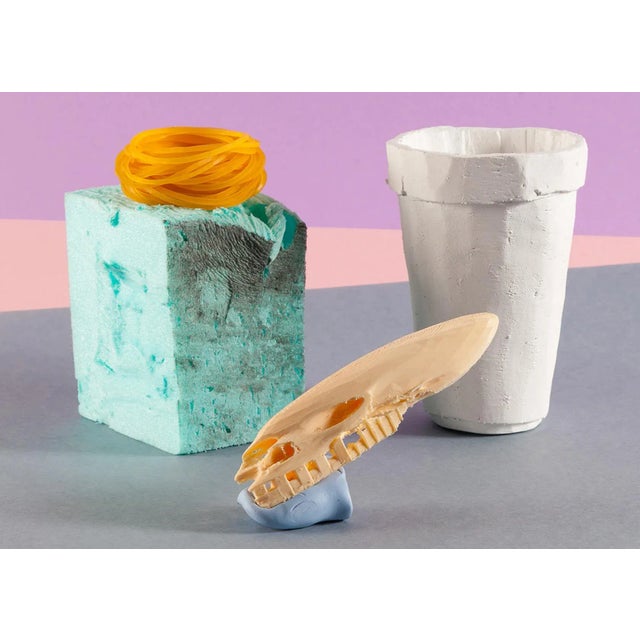 2010s Miami Futuristic Cocktail Lounge N5 / Pastel Palette Limited Edition Print of 3 For Sale - Image 5 of 8