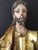 18th Century Spanish Carved Gilt and Polychrome Wood Saint Paul For Sale - Image 6 of 8