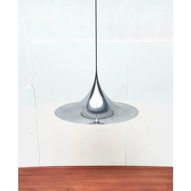 Vintage Semi Pendant Lamp by Bondrup & Thorup for Fog & Mørup For Sale - Image 6 of 18