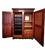 Beautiful English 1840's Biedemeier wood armoire with crotch mahogany panels. Easily assembled/disassembled. Made in...