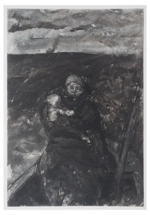 After Auguste Rodin, Caron’s Boat, Engraving, 1897