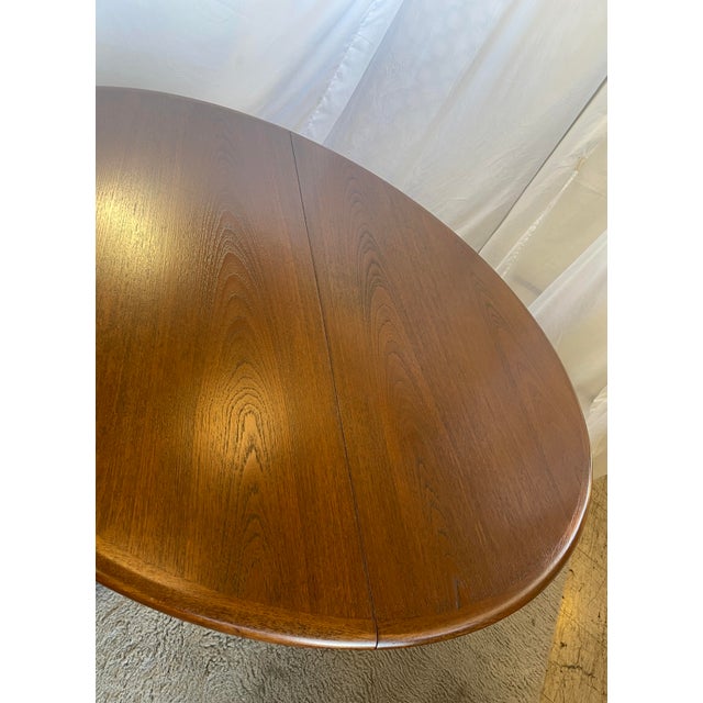 1960s Danish Teak Extendable Ding Table by Svend Madsen For Sale - Image 11 of 12
