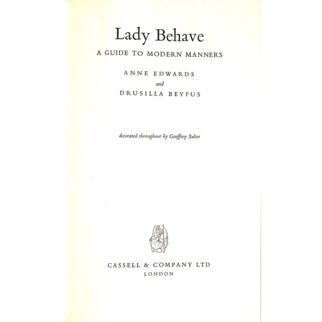 EDWARDS, Anne & BEYFUS, Drusilla [319] pp. Cassell & Company LTD London 1956 8 3/4" x 5 3/4" Decorated throughout by...