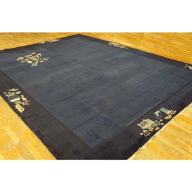 Early 20th Century Chinese Peking Carpet ( 9'2" x 11'6" - 280 x 350 ) For Sale - Image 4 of 7
