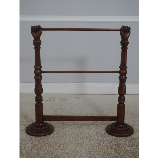 Age: Approx: 20 Years Old Details: Unusual Carved Hands Solid Mahogany Nice Carved Details Quality Construction Un-Marked...
