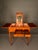 Wood 19th Century French Louis XVI Style Inlaid Mahogany Vanity With Mirror, Circa 1870 For Sale - Image 7 of 18