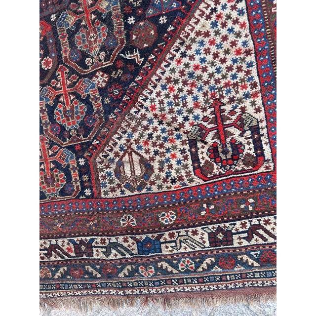 Antique Tribal Shiraz Rug, 1890s For Sale - Image 13 of 18