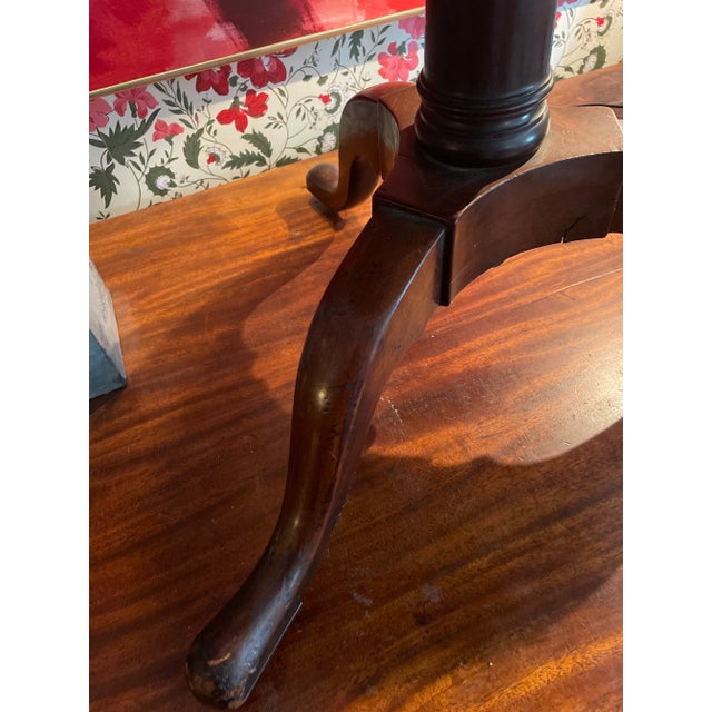 English Antique Mahogany Dumb Waiter Silent Butler Three Tier Server For Sale - Image 3 of 12