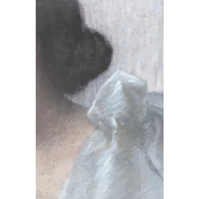 Louis Rheiner, Louis Rheiner, Portrait of Actress Eleonora Duse, Pastel on Paper, Framed, 1890s, Pastel & Paper For Sale - Image 6 of 14