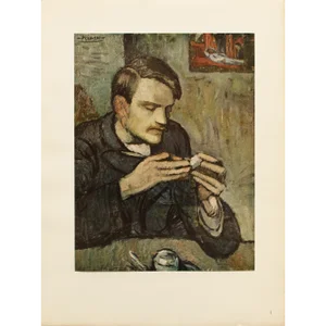 1948 After Pablo Picasso "The Absinthe Drinker", First Edition Parisian Offset Lithograph
