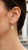 Gold Silver, Gold Lily Flower Earrings With Rock Crystal Briolettes, Pair For Sale - Image 8 of 8