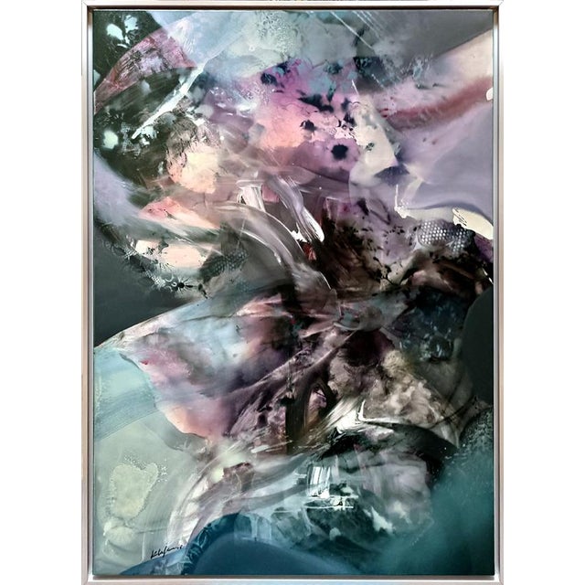 Ovidiu Kloska, All the Sky from a Single Wing, Mixed on Canvas, Framed For Sale - Image 9 of 9