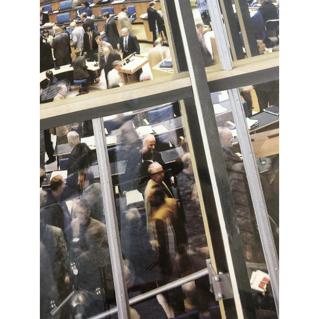 Wow - whatever is being discussed and hammered out in this massive conference room must have been important! Framed...