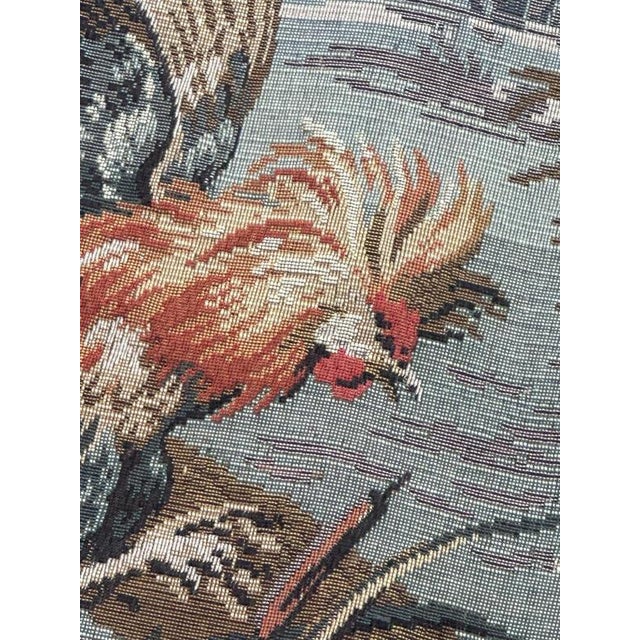 Vintage French Jacquard Tapestry with Autumn-Winter Motif in the style of Aubusson, 1970s For Sale - Image 11 of 18
