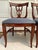 Set of 6 Neoclassical Dining Chairs With Carved Swag Backs, Blue Velvet Upholstery For Sale - Image 14 of 18