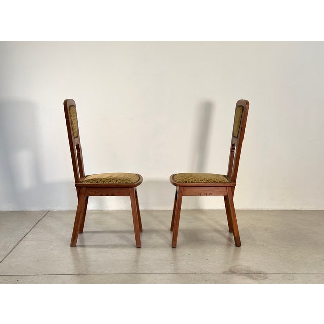 Larch Wood Chairs, 1930s, Set of 2 For Sale - Image 18 of 18