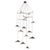 Emily V10 Vertical Chandelier in Steel with Dark Bronze Finish by Moss Objects For Sale - Image 10 of 10