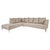 Annaba L-Shaped Sofa in Sumptuous Cream Cotton Fabric from Ligne Roset For Sale - Image 6 of 7