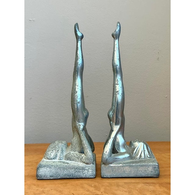 Vintage Deco Frantart Sasparilla Nude Bookends - Set of 2 For Sale In West Palm - Image 6 of 12