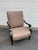 Veranda Black Outdoor Aluminum Chair and Ottoman For Sale - Image 10 of 12