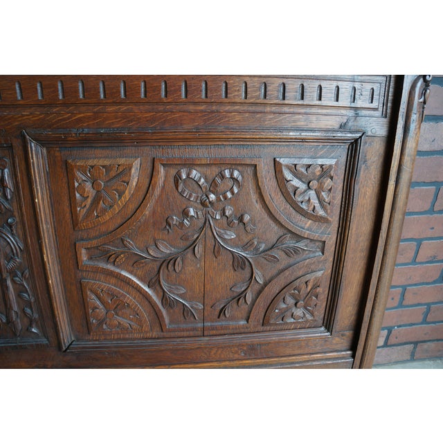 French Antique French Oak Architectural Salvage Wall Decor For Sale - Image 3 of 6
