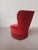 Danish Armchair Reupholstered in Red Velvet, 1900s For Sale - Image 5 of 12