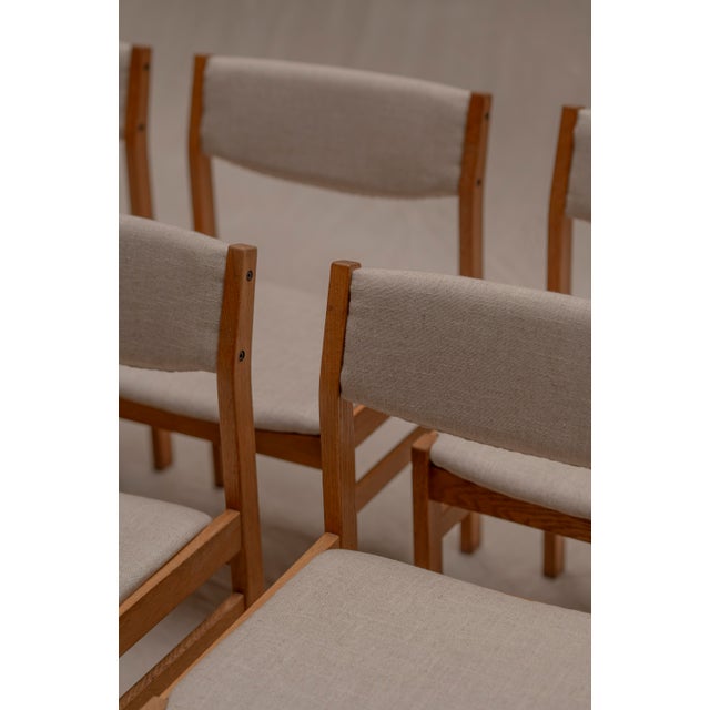 Dining Chairs by Børge Mogensen for FDB Møbler, Denmark, 1970s, Set of 8 For Sale - Image 11 of 14