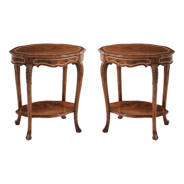 Pair of English Side Tables For Sale