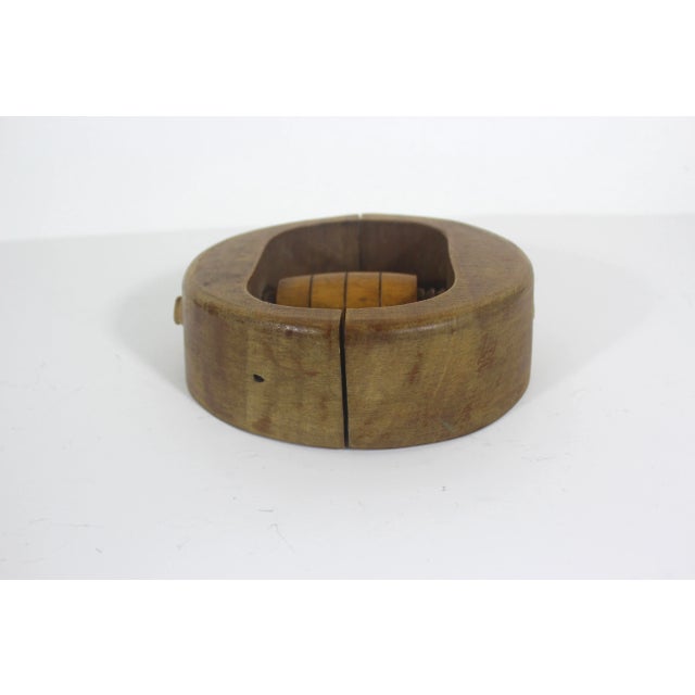 Brown Wood Hat Stretcher Mold Millinery Vintage Store Display For Sale - Image 8 of 10