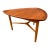 Vintage Danish Modern Teak Guitar Pick Table by Kurt Ostervig for Jason Ringsted For Sale