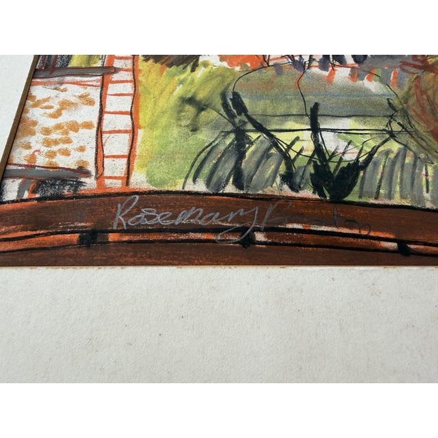 Rosemary Beaton, Landscape, 1985, Mixed Media on Paper For Sale - Image 6 of 10