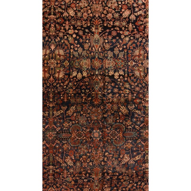 Traditional Antique Sarouk Rug 12'2'' x 17'11'' For Sale - Image 3 of 3