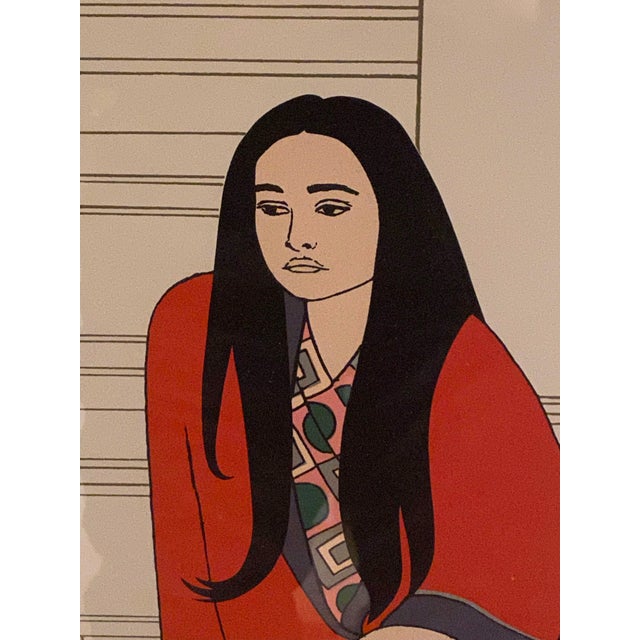 1970s 1970s Will Barnet Original Signed, Titled & Numbered Limited Edition Serigraph "Soliloquy" For Sale - Image 5 of 13