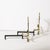 Pair of Mid-Century Modernist Anchor Andirons in Polished Brass For Sale - Image 9 of 11