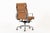 Eames for Herman Miller Aluminum Group Soft Pad Brown Office Chair For Sale In Detroit - Image 6 of 12