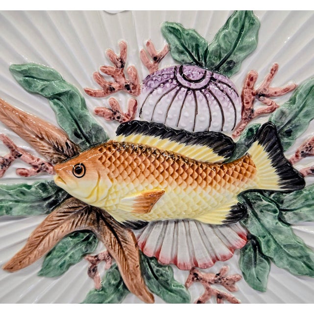 1990s 1996 Fitz and Floyd Oceana Fish Serving Platter For Sale - Image 5 of 12