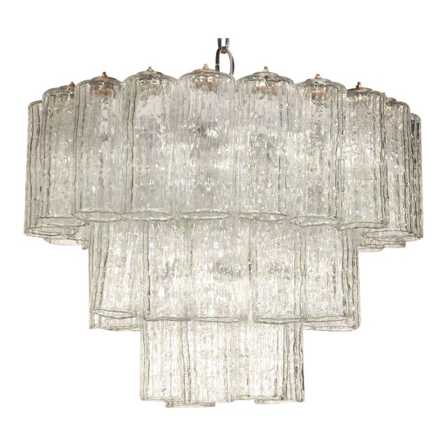 1950s Murano Chandelier by Venini For Sale
