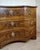18th Century Marquetry Bow Chest 18th Century marquetry bow chest 3 drawers with patinated bronze pull handles and keyhole...
