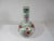 White Large Asian Hand Painted Bulbus Long Neck Vase For Sale - Image 8 of 8