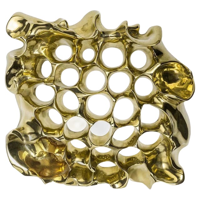 Polished Brass Calvet Peep Hole by Antoni Gaudi For Sale