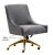 2020s Beatrix Grey Office Swivel Chair For Sale - Image 5 of 8