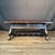 Wood Antique Spanish Coffee Table With Double Sided Drawers and Lyre Legs For Sale - Image 7 of 11