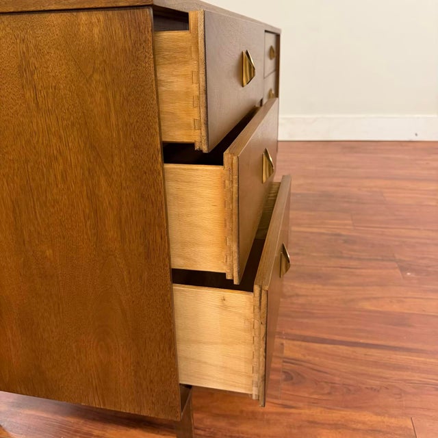 Broyhill Brasilia Vintage Lowboy Dresser For Sale - Image 9 of 11