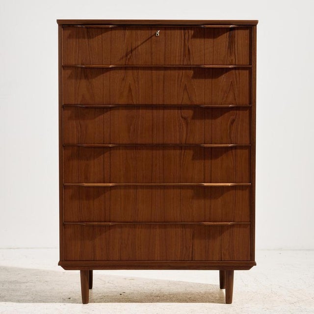 Teak Dresser with 6 Drawers, 1960s For Sale - Image 15 of 15