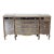 Collette Antique Mirrored Breakfront Server For Sale
