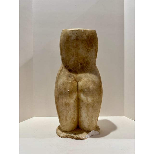1960s Larry Mohr Female Torso Sculpture in Painted Plaster For Sale In Atlanta - Image 6 of 10