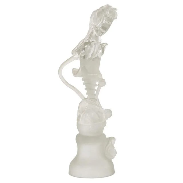 Signed Madonna Figure in Art Glass by Ion Tamaian For Sale - Image 16 of 16